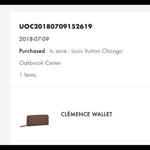 Luis Vitton clemence wallet